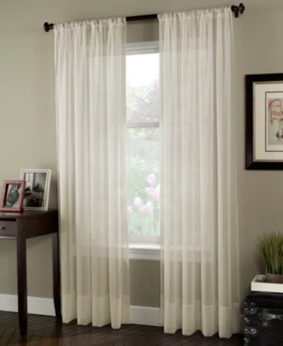 Chf Sheer Soho Voile 59" X 63" Panel In Oyster
