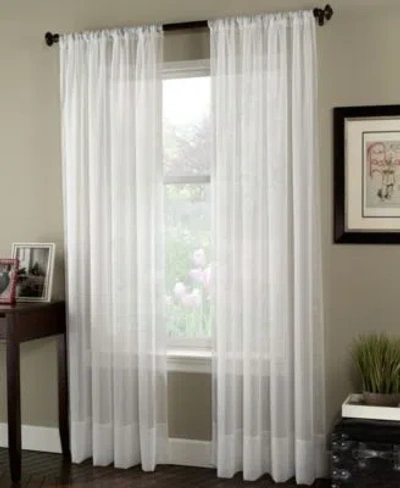 Chf Sheer Soho Voile Window Treatment Collection In White