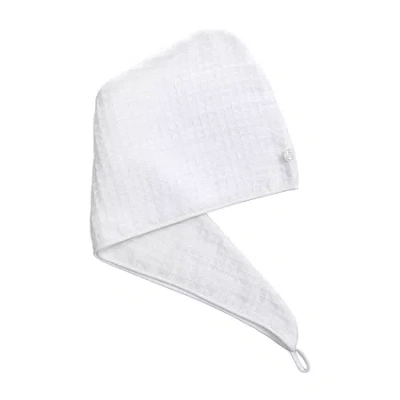 Chf Uchino Waffle Twist Hair Wrap In White