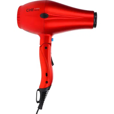 Chi 1400 Series Foldable Compact Hair Dryer In Red