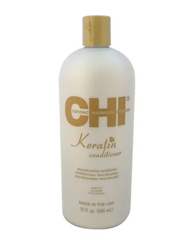 Chi 32oz Keratin Reconstructing Conditioner In Transparent