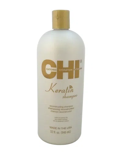Chi 32oz Keratin Reconstructing Shampoo In Transparent