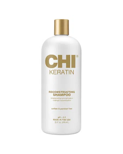 Chi 32oz Keratin Reconstructing Shampoo In Transparent