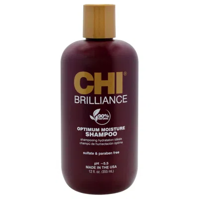Chi Brilliance Optimum Moisture Shampoo By  For Unisex - 12 oz Shampoo In Multi