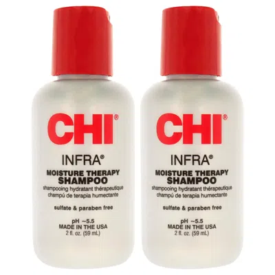 Chi Infra Shampoo By  For Unisex - 2 oz Shampoo - Pack Of 2 In Transparent