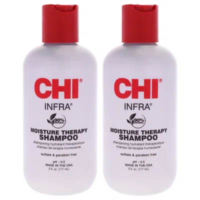 Chi Infra Shampoo By  For Unisex - 6 oz Shampoo - Pack Of 2 In White
