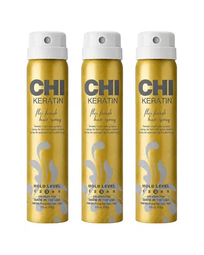 Chi Keratin Flex Finish Hair Spray - Pack Of 3