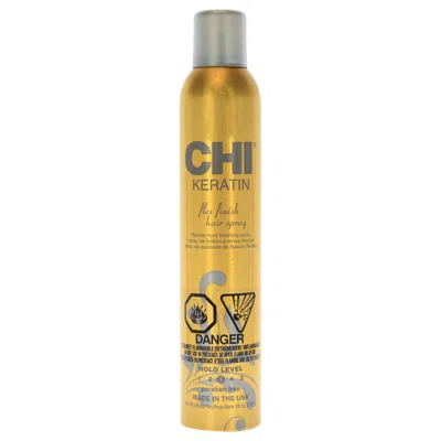 Chi Keratin Flex Finish Hairspray By  For Unisex - 10 oz Hair Spray In White