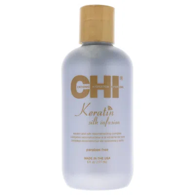 Chi Keratin Silk Infusion By  For Unisex - 6 oz Treatment In White