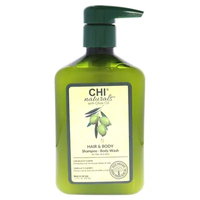 Chi Olive Naturals Hair And Body Shampoo Body Wash By  For Unisex - 11.5 oz Body Wash In Multi