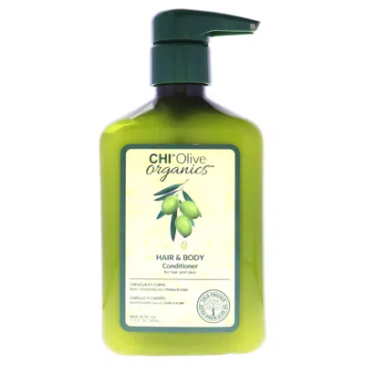 Chi Olive Organics Hair And Body Conditioner By  For Unisex - 11.5 oz Conditioner In Green
