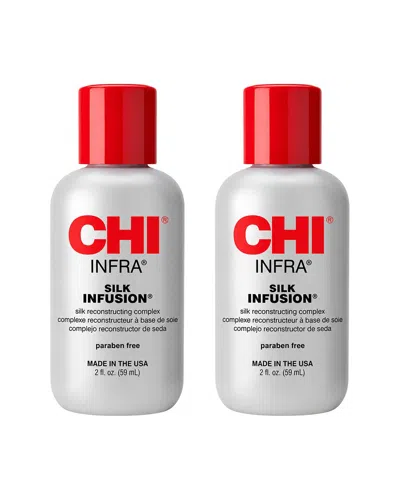 Chi Silk Infusion Silk Reconstructing Complex - Pack Of 2 In Transparent
