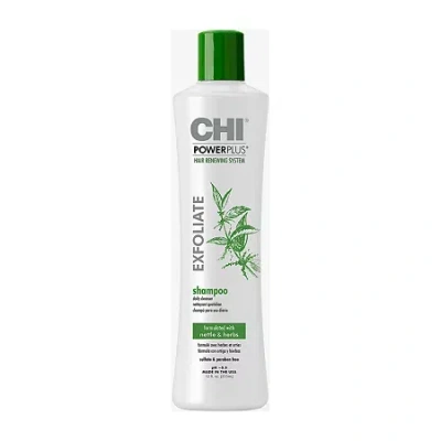Chi Styling Powerplus Exfoliate Hair Loss Treatment Shampoo-12 Oz. In Transparent