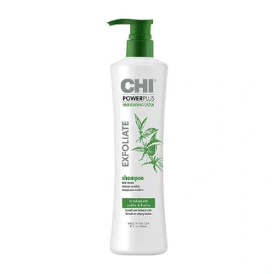 Chi Styling Powerplus Exfoliate Shampo Hair Loss Treatment In Transparent