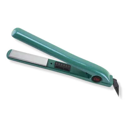Chi Turquoise Shimmer 1'' Titanium Flat Iron In Green