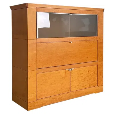 Pre-owned Chi Wing Lo Italian Modern Chest Of Drawers Oli By  For Giorgetti, 1990s In Brown