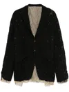 Chiahung Su Distressed Blazer In Schwarz