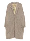 Chiahung Su Dyed Wool Coat In Gray