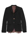 Chiahung Su Layered Blazer In Black