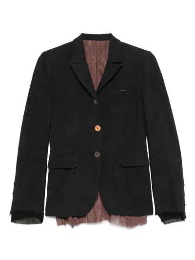 Chiahung Su Layered Blazer In Black