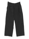 Chiahung Su Wool Tapered Trousers In Black