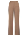 Chiara B. Woman Pants Camel Size 8 Polyamide, Viscose, Elastane In Beige