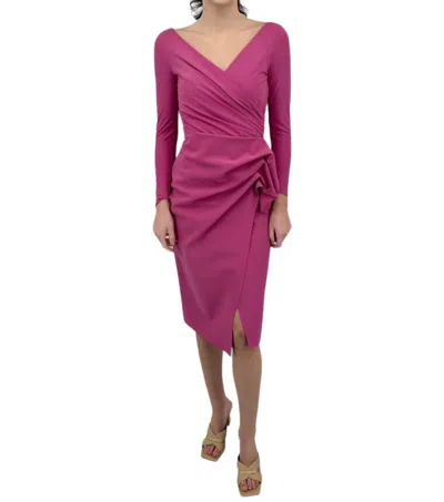 Chiara Boni Agna Jersey Dress In Romantic In Pink
