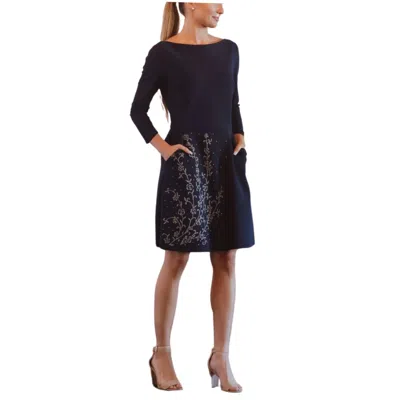 Chiara Boni Aldoio Embellished Dress In Navy In Blue
