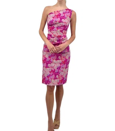 Chiara Boni Angelina Print Dress In Capri Pink In Multi