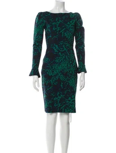Pre-owned Chiara Boni Animal Print Knee-length Dress In Multi