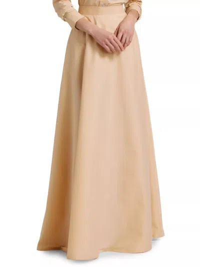 Chiara Boni Aubry A-line Maxi Skirt In Desert In Brown