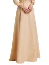 Chiara Boni Aubry Cotton-blend A-line Maxi Skirt In 509 Desert In Neutral