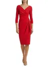 Chiara Boni Charisse Sheath Midi Dress In Passion In Red