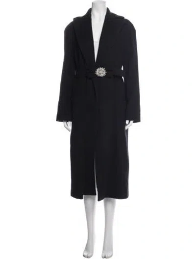 Pre-owned Chiara Boni Coat In Black