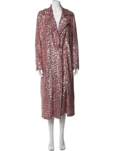Pre-owned Chiara Boni Coat In Pink