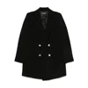 Chiara Boni Wool Coats In Black