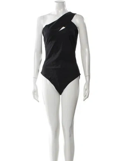 Pre-owned Chiara Boni Cutout Accent One-piece In Black