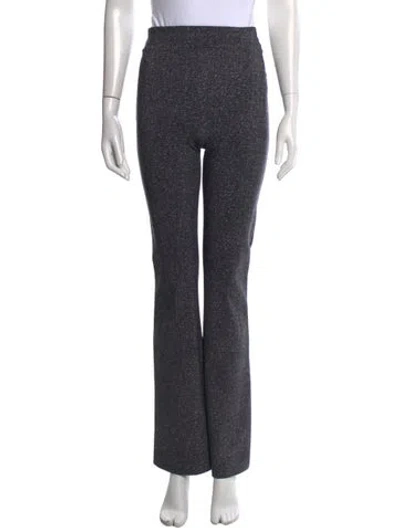 Pre-owned Chiara Boni Flared Pants In Black/metallic