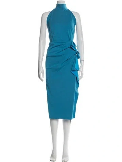 Pre-owned Chiara Boni Halterneck Midi Length Dress