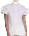 Chiara Boni Hyobina Shirt In 001 Blanco In Multi