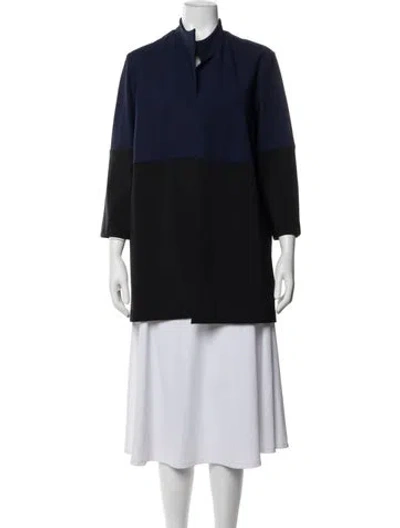 Pre-owned Chiara Boni Jacket In Black/blue