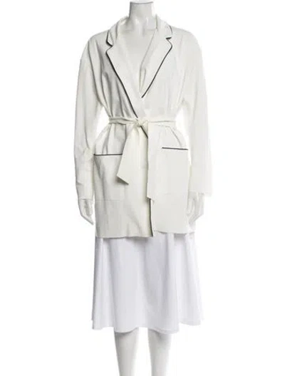 Pre-owned Chiara Boni Jacket W/ Tags In White