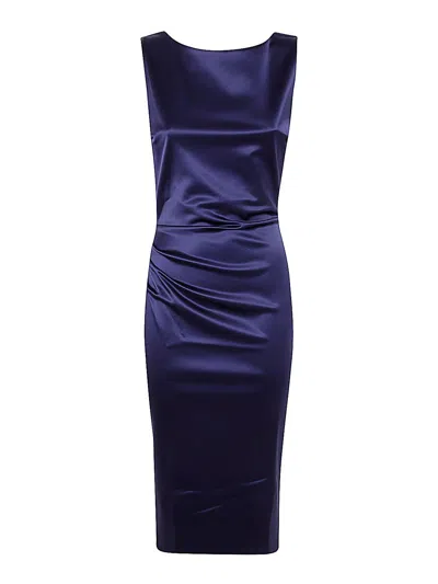 CHIARA BONI LA PETITE ROBE VESTIDO DE NOCHE - AZUL