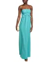 Shop Chiara Boni La Petite Robe Alga Maxi Dress In Blue