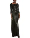 Chiara Boni La Petite Robe Anima Gown In Black