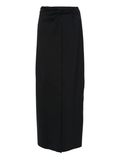 Chiara Boni La Petite Robe Aza Knot Sarong In Black