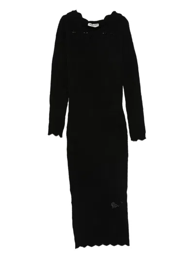 Chiara Boni La Petite Robe Biamka Midi Dress In Black