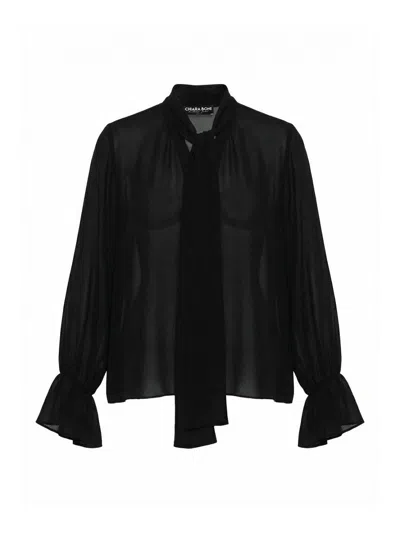 Chiara Boni La Petite Robe Mihai Shirt In Black