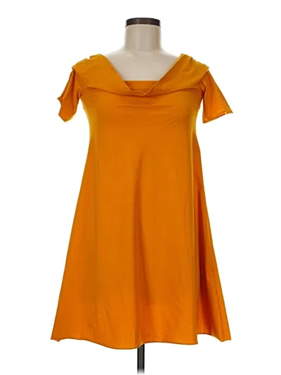 Pre-owned Chiara Boni La Petite Robe Casual Dress In Orange