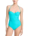 Chiara Boni La Petite Robe Classic Maddy One Piece Swimsuit In Aqua